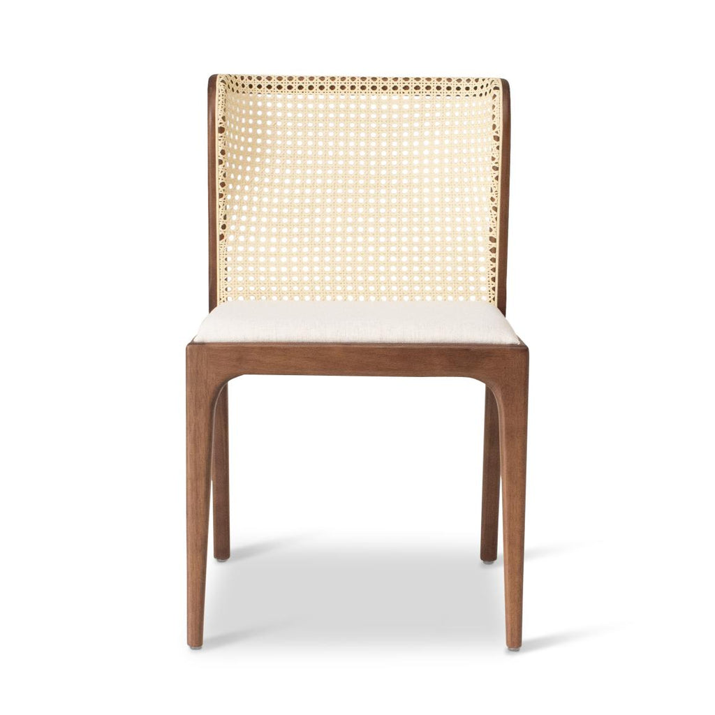 Modern Brazilian Eloa Cane Side Chair