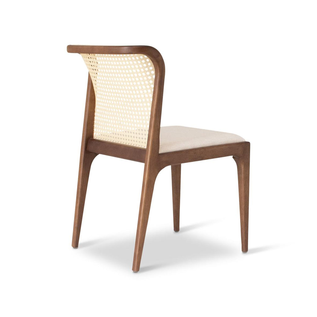 Modern Brazilian Eloa Cane Side Chair