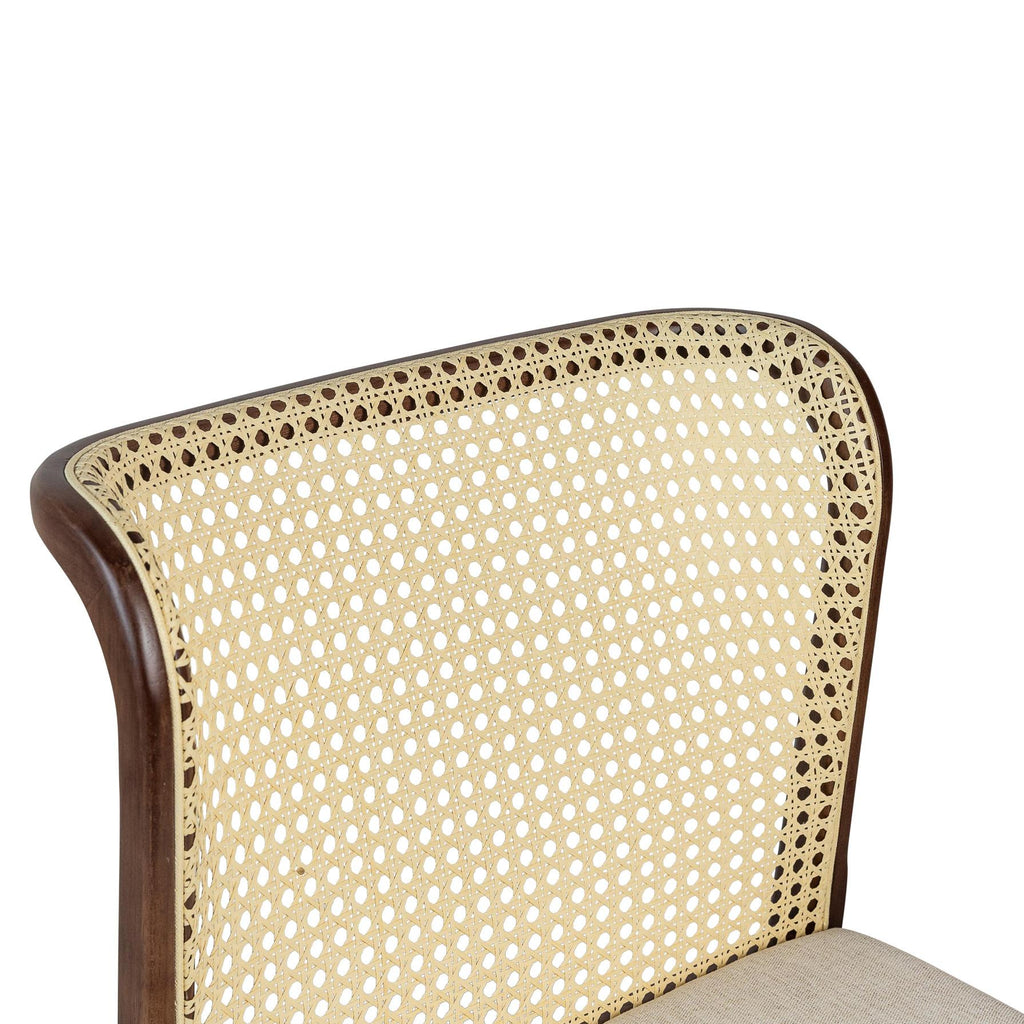 Modern Brazilian Eloa Cane Side Chair