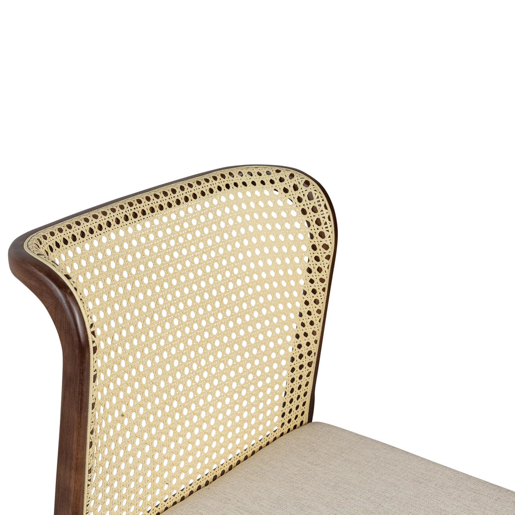 Modern Brazilian Eloa Cane Side Chair