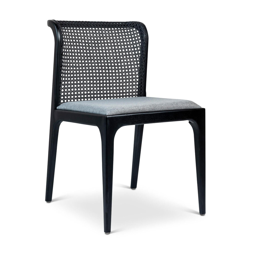 Modern Brazilian Eloa Cane Side Chair