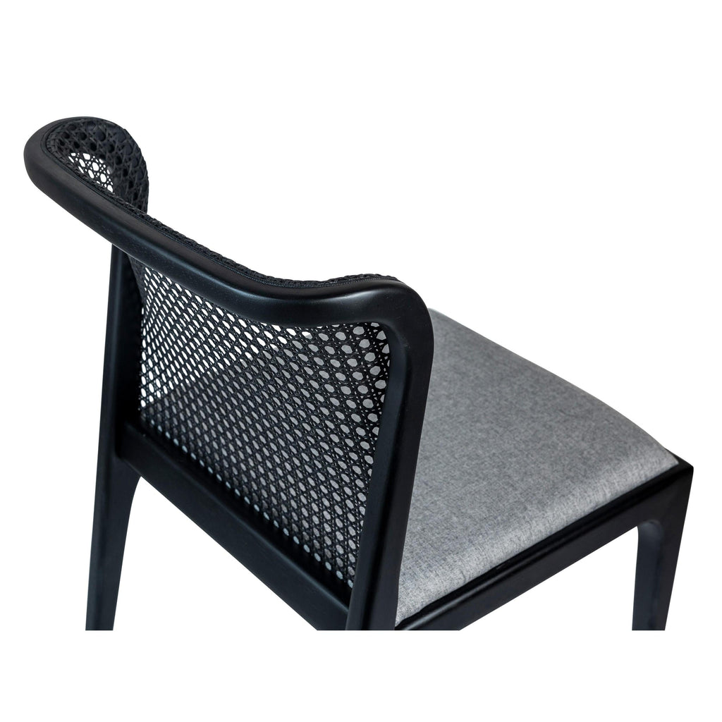 Modern Brazilian Eloa Cane Side Chair