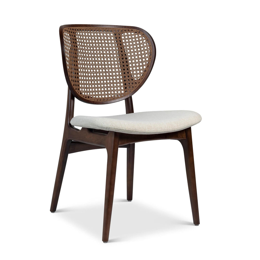 Modern Brazilian Joelma Cane Side Chair