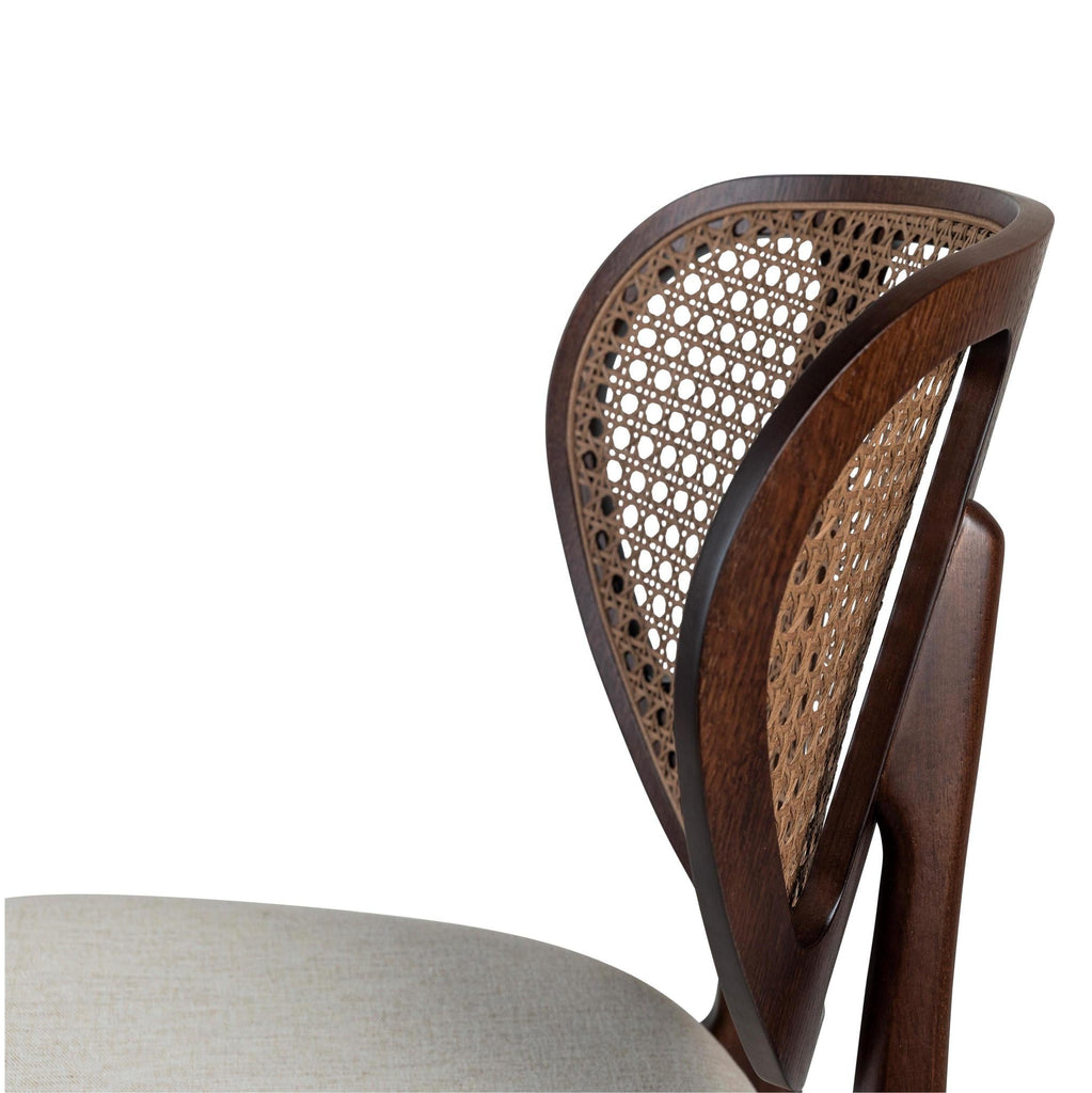 Modern Brazilian Joelma Cane Side Chair