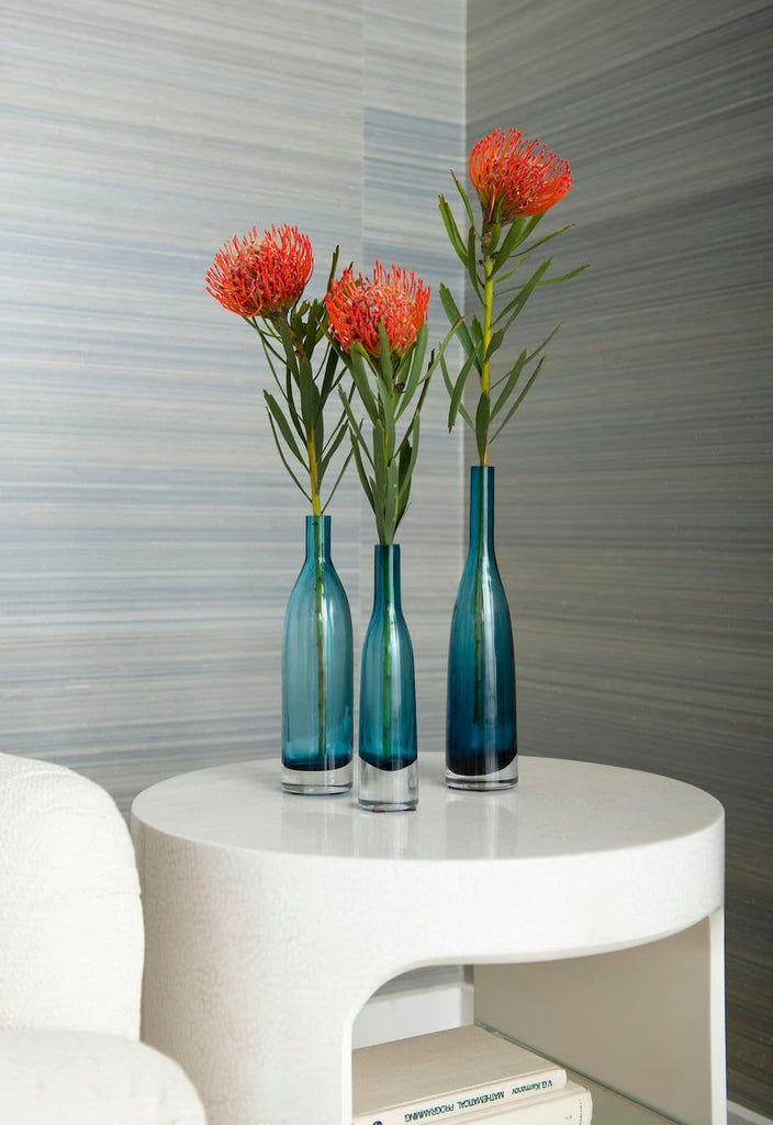 Botella Set of 3 Vases - Mediterranean Blue