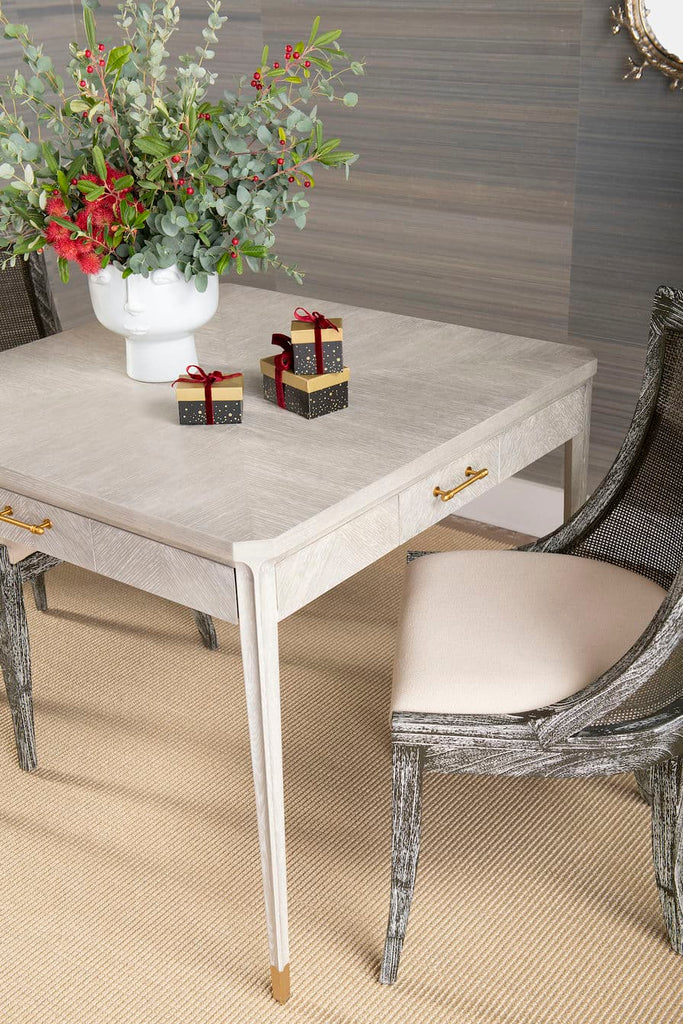 Bertram Card Table - Soft Gray