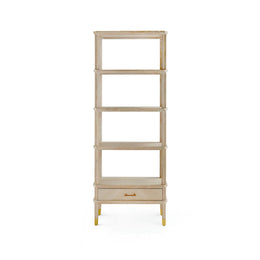 Bertram Etagere - Bleached Cerused Oak