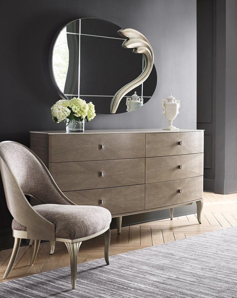 Double Dresser - Stone Manor, Ivory Wash, Soft Radiance