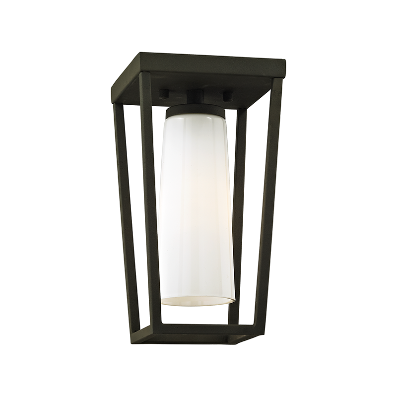 Mission Beach Flush Mount - Textured Black