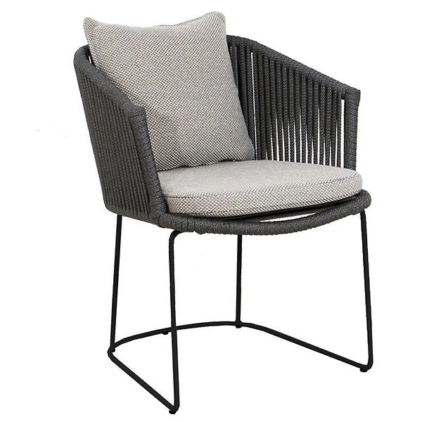 Moments Outdoor Chair, Dark Grey