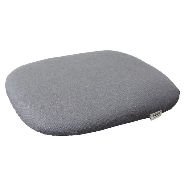 Peacock Seat Cushion For Chair, Sunbrella Natte Grey