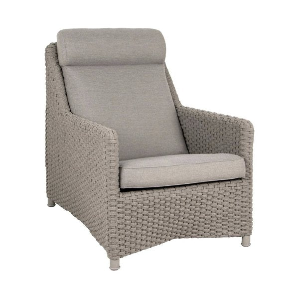 Diamond Highback Chair, Taupe