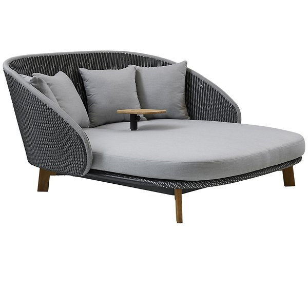 Peacock Daybed, Grey