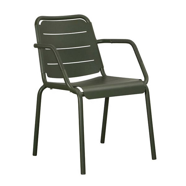 Copenhagen Outdoor Stackable Armchair, Green