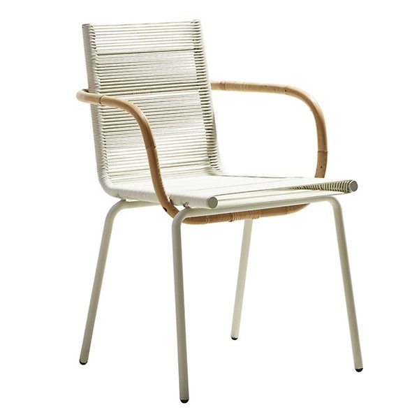 Sidd Chair With Arms, White