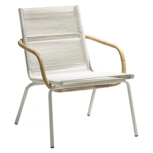 Sidd Lounge Chair, White