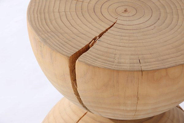 Aliza End Table-Natural Pine by Four Hands