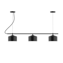 3-Light Linear Axis Chandelier, Black - CHA419-41