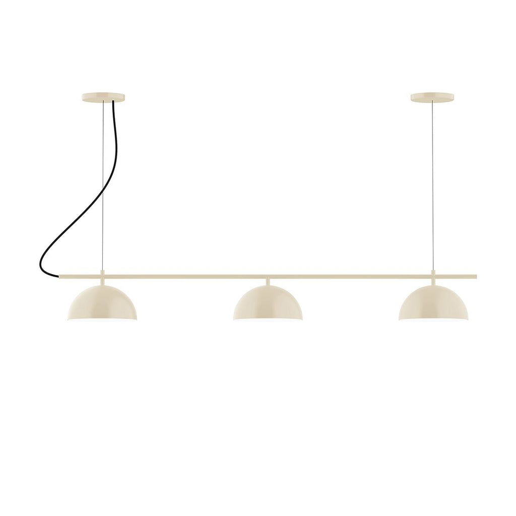 3-Light Linear Axis Chandelier, Cream - CHA431-16