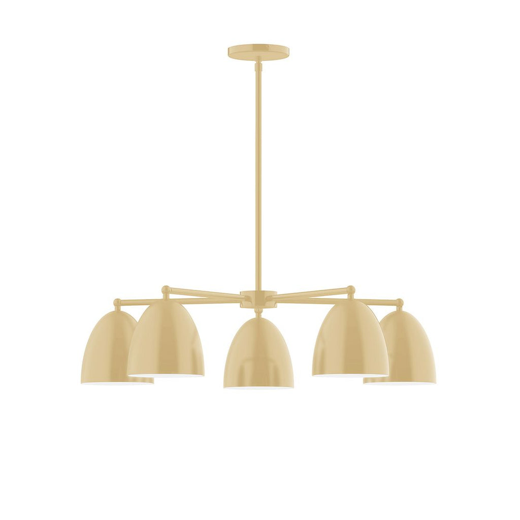 5-Light J-Series Chandelier, Ivory - CHC417-17