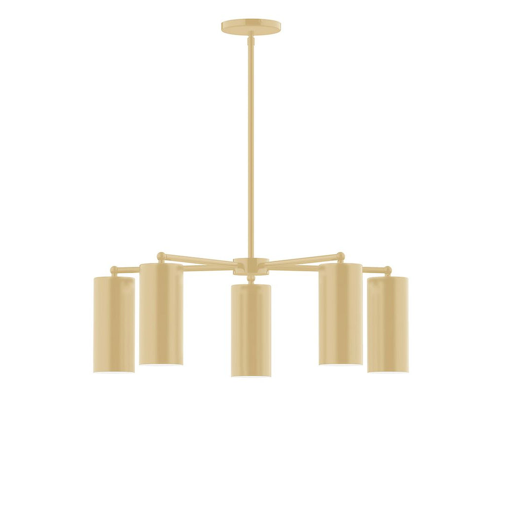 5-Light J-Series Chandelier, Ivory - CHC418-17