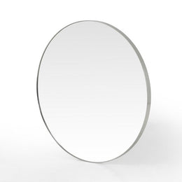 Bellvue Round Mirror-Shiny Steel by Four Hands