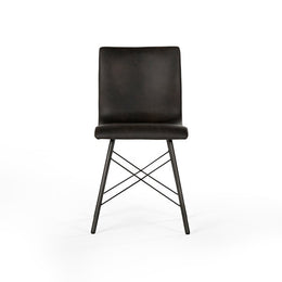 Diaw Dining Chair-Distressed Black