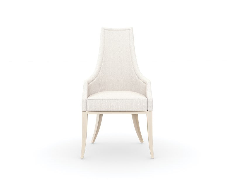 Tall Order Arm Chair - Soft Silver Paint