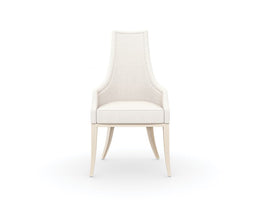 Tall Order Arm Chair - Soft Silver Paint