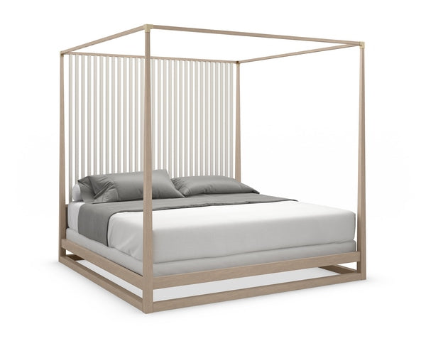 Pinstripe Light Bed - Queen