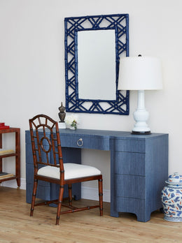 Claire Mirror - Deep Sea Blue