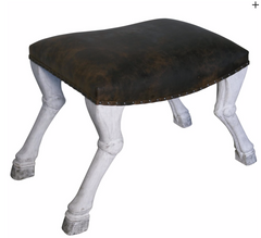 Claw Leg Saddle Stool