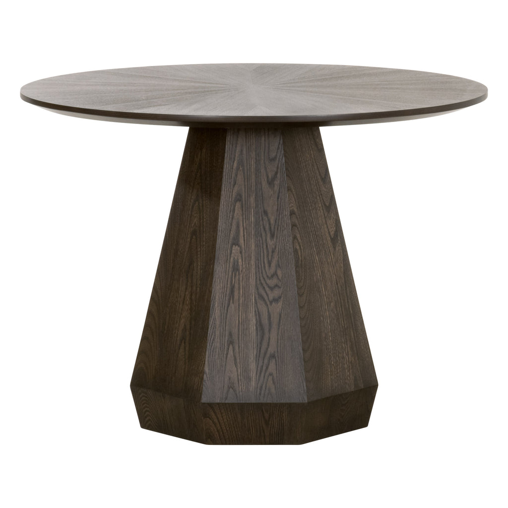Coulter 42" Round Dining Table, Brown