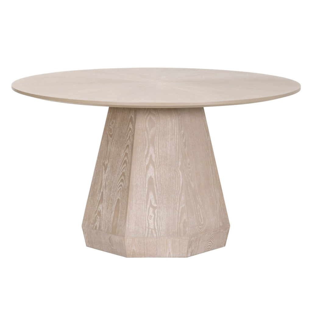 Coulter 54" Round Dining Table, Natural Gray Ash