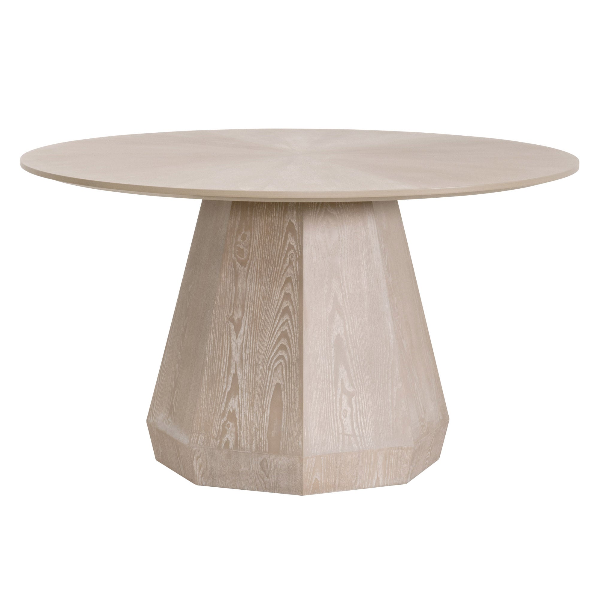 Coulter 54" Round Dining Table, Natural Gray Ash
