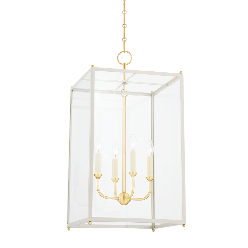 Chaselton 4 Light Lantern - Off White