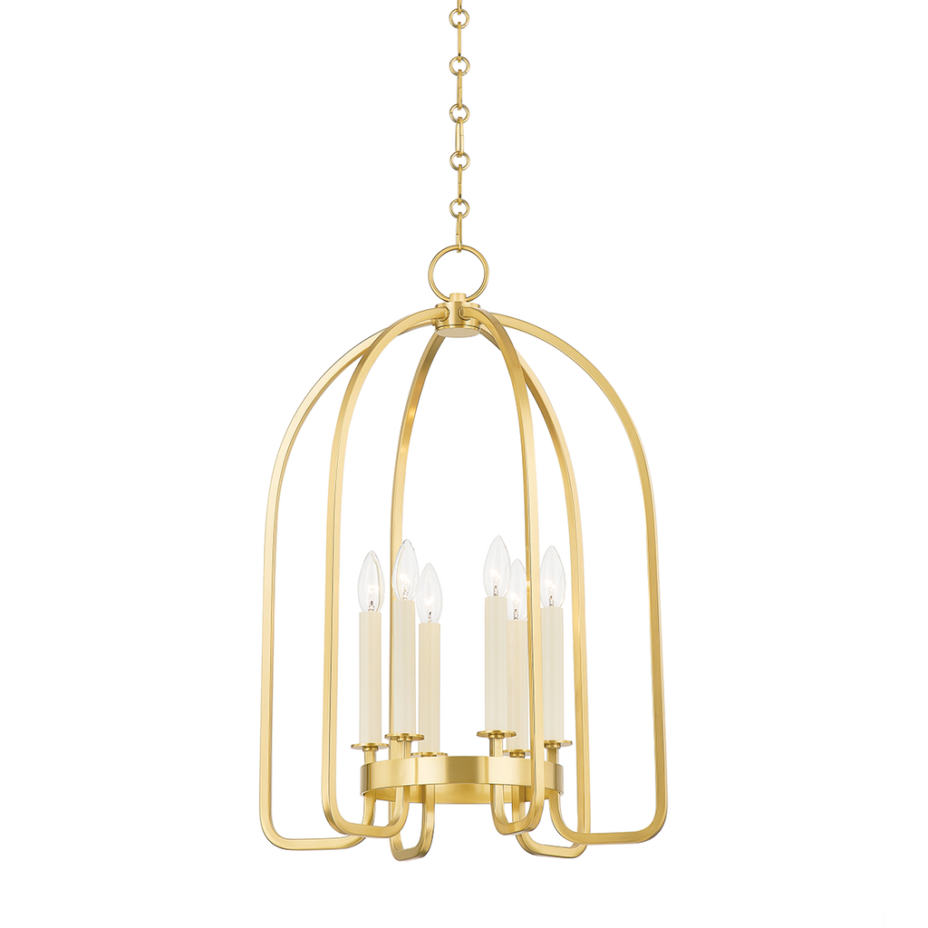 Oakville 6 Light Lantern - Aged Brass