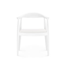 Danish Armchair - Eggshell White