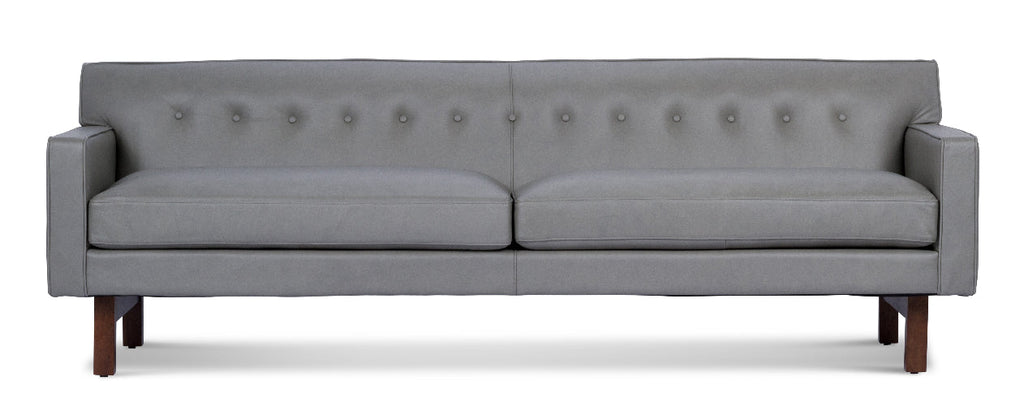 Rehder Sofa, Fog, Chestnut