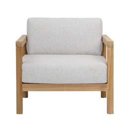 Boe Outdoor Occasional Chair, Light Grey