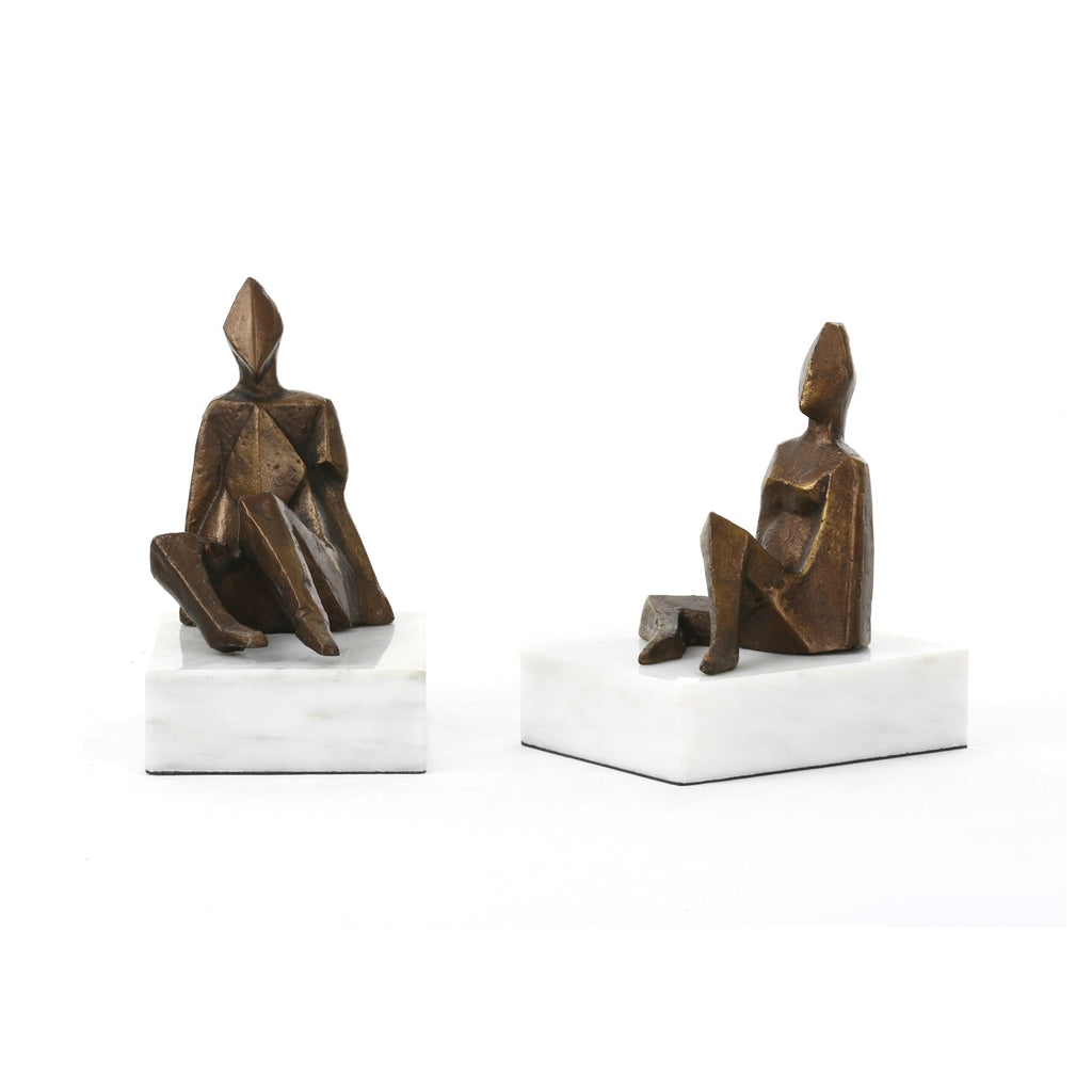 Duet Statue (Pair) - Bronze