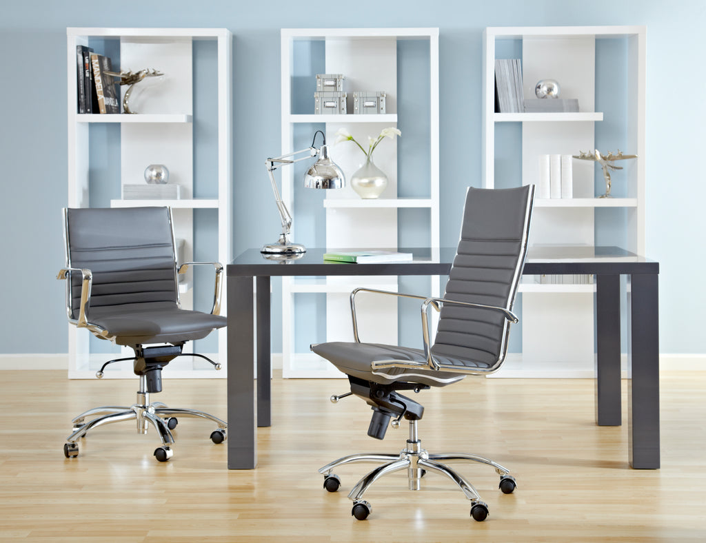 Dirk Low Back Office Chair - Grey