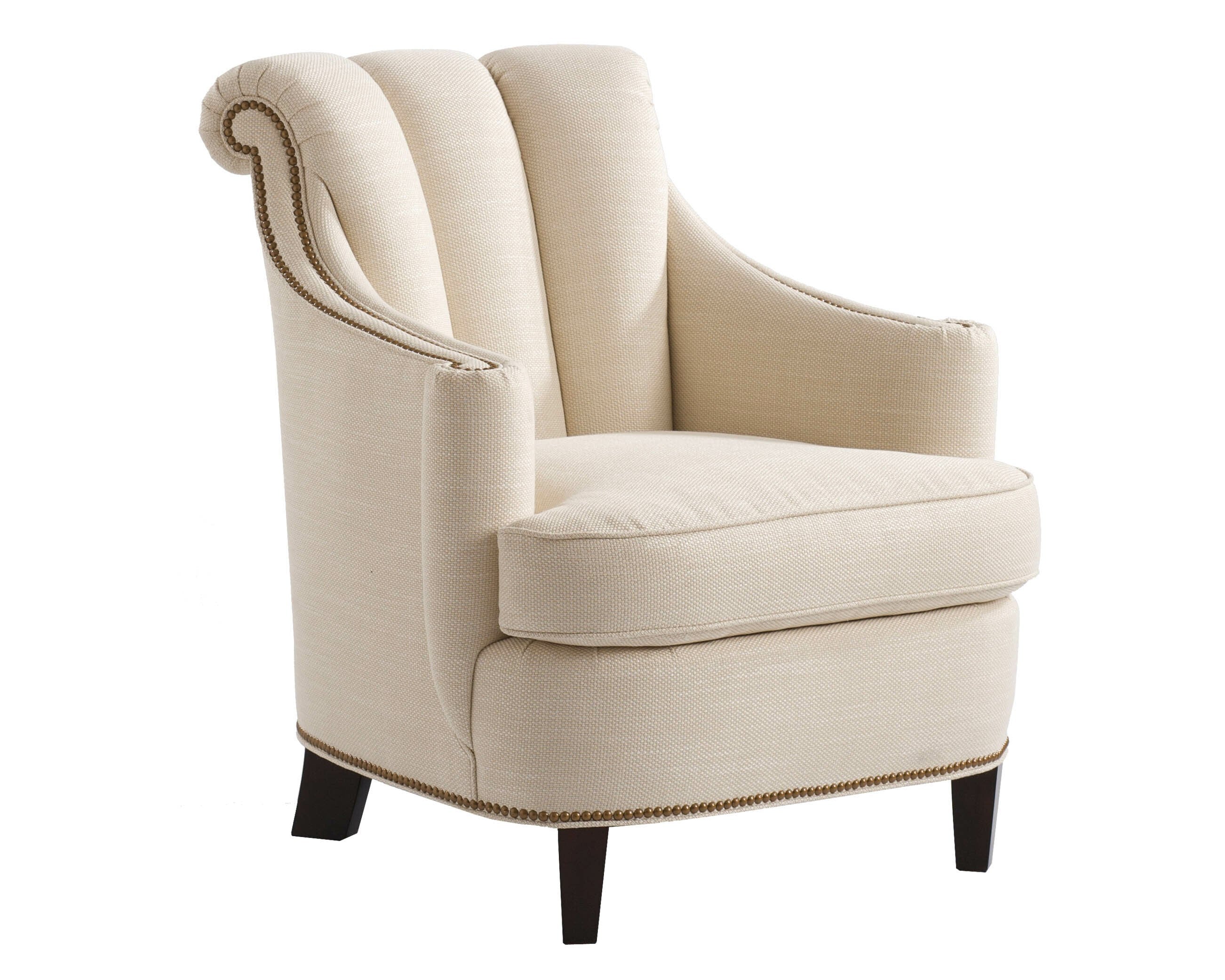 Dorothy Draper Channel Back Lounge Chair-COM