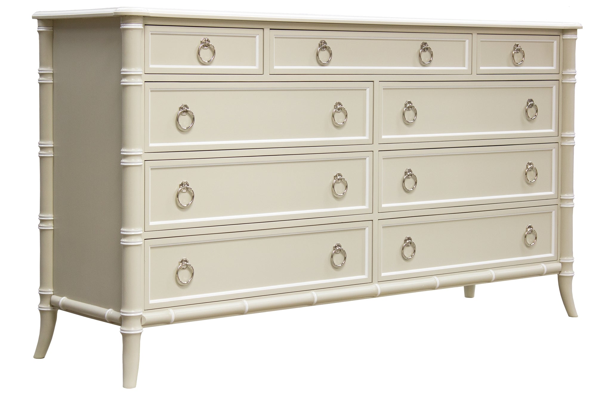Dorothy Draper Double Bureau in Putty