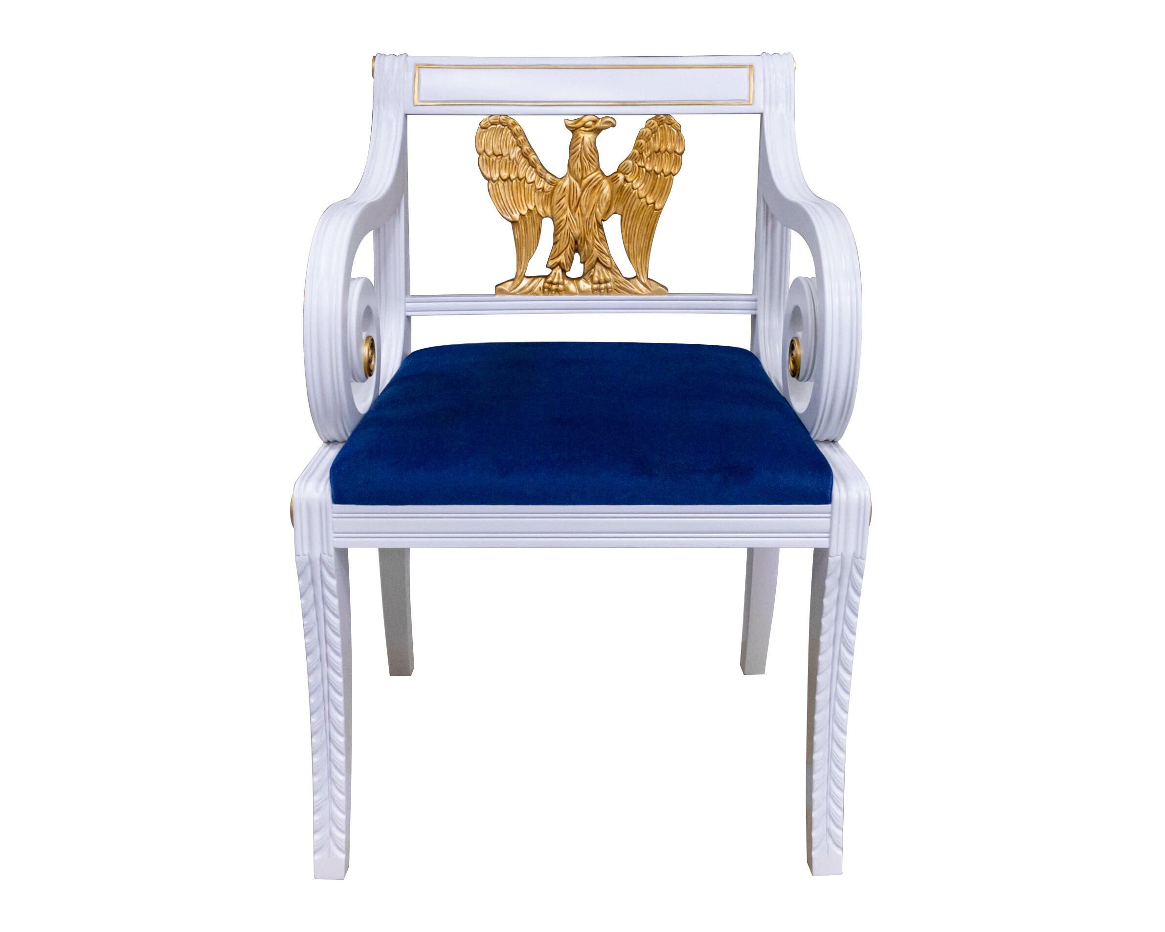 Dorothy Draper The Jefferson Chair in White