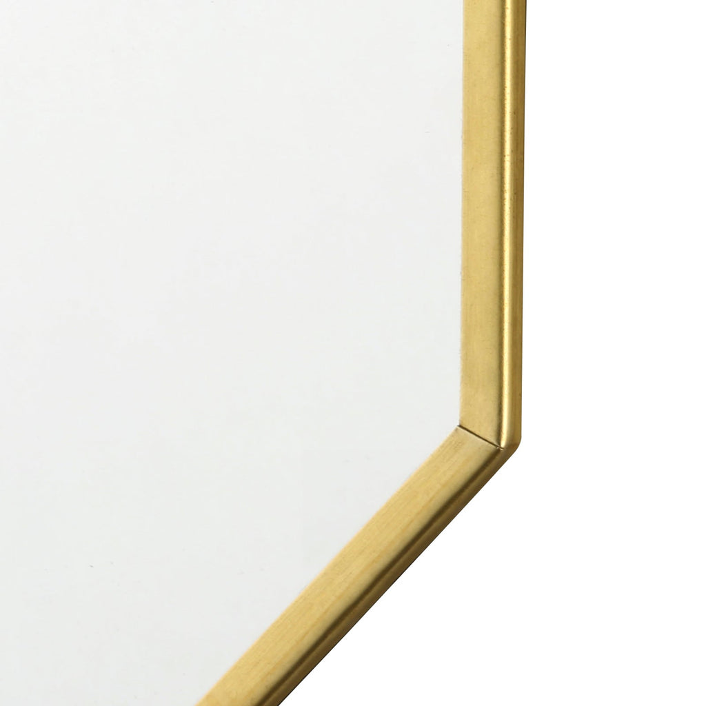 Eaves Mirror - Large - Polished Brass