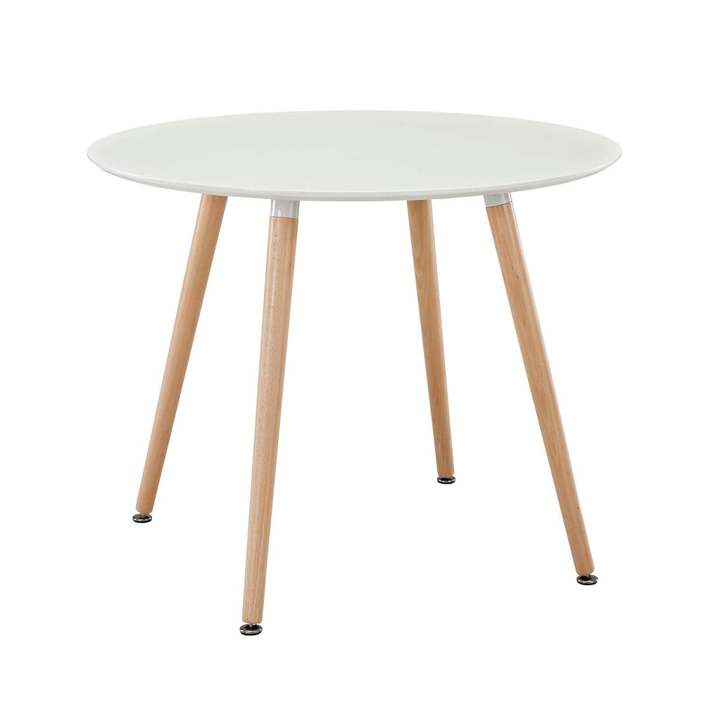 Track Round Dining Table in White