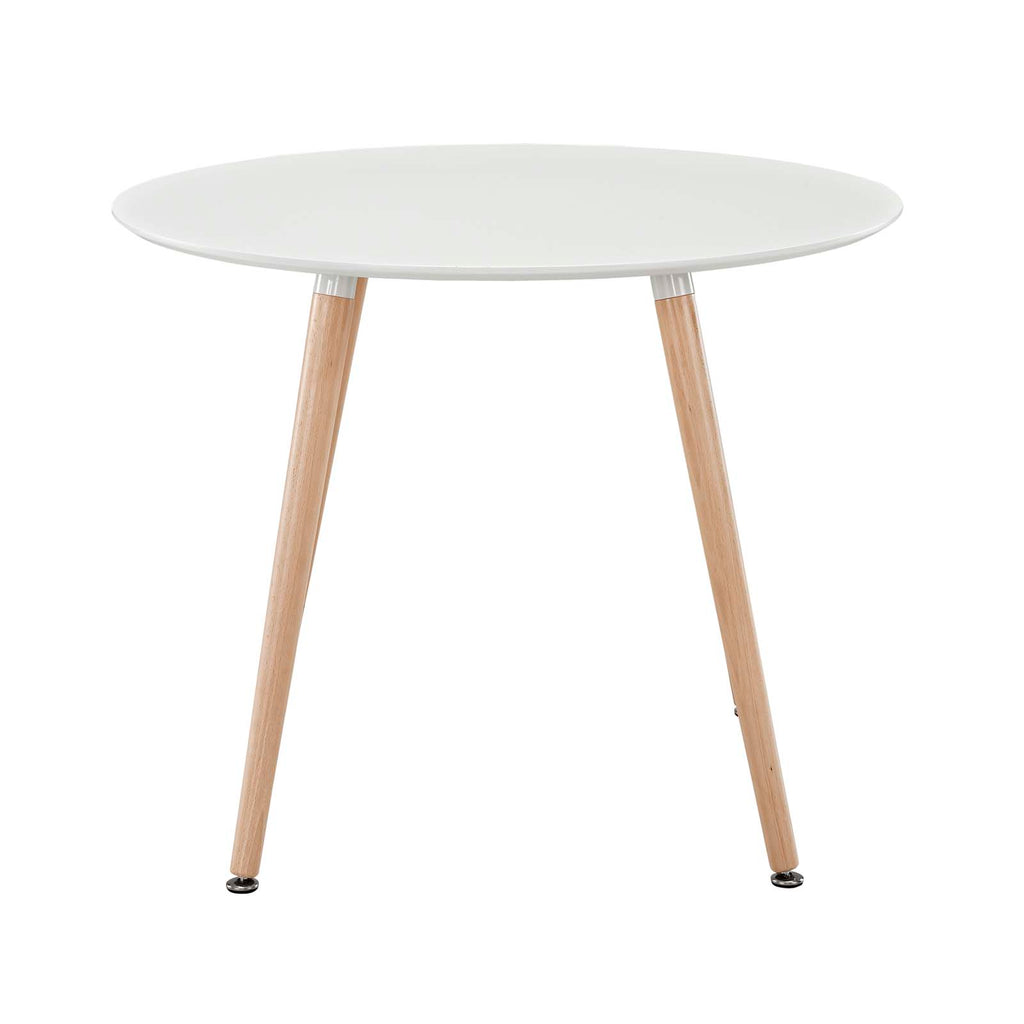 Track Round Dining Table in White