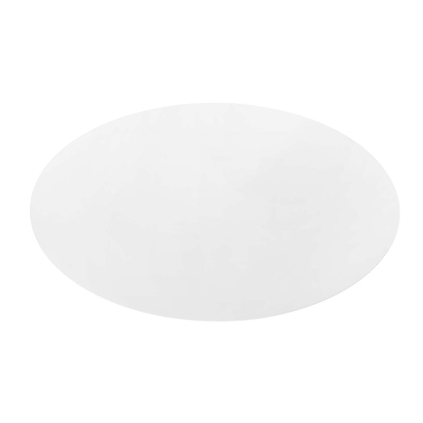 Lippa 60" Oval Wood Top Dining Table in White