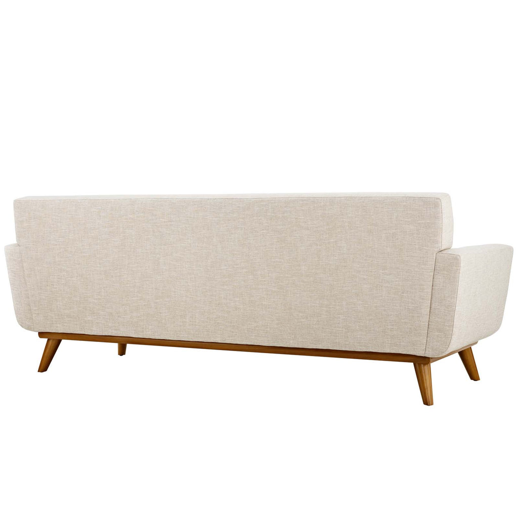 Engage Upholstered Fabric Sofa in Beige